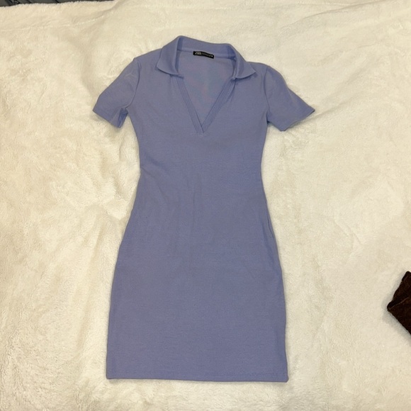 Periwinkle Zara collared dress - Picture 2 of 4